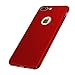 iphone 7 Plus Case, AICOO YCL Ultrathin Micro Matte [SKIN TOUCH FEEL] Anti-Fingerprints Shockproof Non-slip PC Phone Case Cover For iphone7 Plus 5.5 inch, Red
