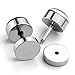 PiercingJ 2-12pcs 16G Solar System Galaxy Universe Stainless Steel Stud Barbell Earrings Illusion Ear Plug 0G Gauge Look