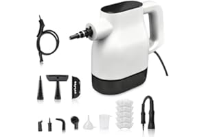 Saker Instant-Heat Steam Cleaner,15s Fast Heating Portable Steam Cleaner for Home,Handheld Steam Cleaner with 9 PCS Accessori
