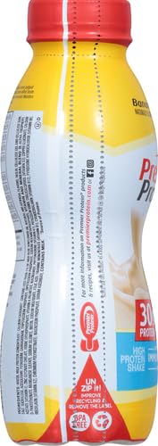 PREMIER PROTEIN 30G PROTEIN SHAKE, BANANAS & CREAM, 30G PROTEIN, 1G SUGAR, 24 VITAMINS & MINERALS, NUTRIENTS TO SUPPORT IMMUNE HEALTH,11.5 FL OZ