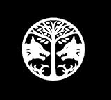 Destiny Wolves Xbox 360 One WHITE Vinyl Car/Laptop/Window/Wall Decal