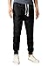 HEMOON Mens Regular Fit Twill Chino Harem Jogger Pants Medium P06-Black