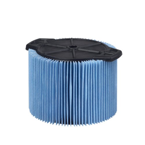 WORKSHOP Wet Dry Vac Filter WS12045F Fine Dust Wet Dry Vacuum Filter (Single Shop Vacuum Cleaner Filter Cartridge) For WORKSHOP  3-Gallon to 4-1/2-Gallon Shop Vacuum Cleaners