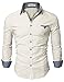 Doublju Mens Casual Slim Fit Dress Shirts