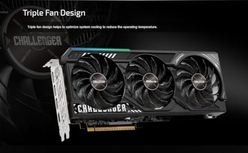 GPU ASROCK AMD RADEON RX 9070 XT CHALLENGER 16GB GDDR6 256 BITS 90-GA61ZZ-00UANF
