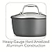 Tramontina 80123/011DS Gourmet Heavy-Gauge Aluminum Nonstick Covered Sauce Pan, 2-Quart, Hard Anodized