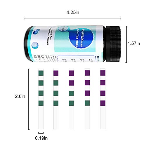 Water Hardness Test Strips, Accurate to Test Hardness of Water Softener