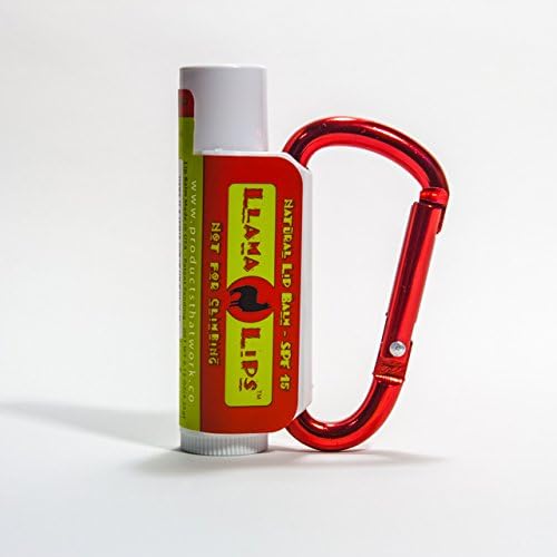 Llama Lips Cherry Flavor Gift Pack.- Enjoy the "Year of the Llama" Lip Balm Gift Pack with the Patented Lip Balm Clip