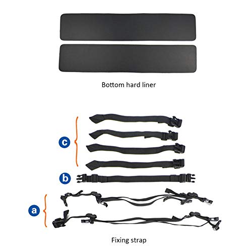 Ya-tube Moto Centric Motorcycle Saddle Bag Waterproof Oxford Travel 41L Capacity Vehicle Equipment Bag