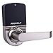 Fingerprint Door Lock, ARDWOLF A1 Keyless Biometric Keypad Door Locks with Reversible Lever and Automatic Locking, No Drills Needed - Satin Nickel, Provide with USA Local Repair Service