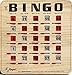 Regal Games Extra Thick Stitched Woodgrain Quick Clear Rapid Reset Shutter Bingo Cards With Big Tabs (1 Pack)