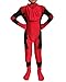 C2MOON Kids Deadpool Costume Full Bodysuit Spandex Jumpsuits Cosplay