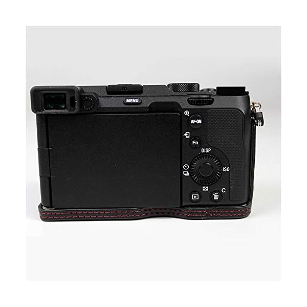 LBZJD PU-Leder-Kamera Halbhülle Tasche Body Case Retro Soft Protective Bottom Open Battery Design Zubehör Version Für… – Bild 6