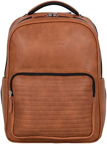 Kenneth Cole On Track Pack Vegan Leather 15.6” Laptop & Tablet Bookbag Anti-Theft RFID Backpack for School, Work, Travel 1 Kenneth Cole On Track Pack Vegan Leather 15.6” Laptop & Tablet Bookbag Anti-Theft RFID Backpack for School, Work, Travel