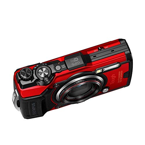Olympus Tough TG-6 Actionkamera, 12 Megapixel Sensor, digitale Bildstabilisierung, 4x-Weitwinkel-Zoom, 4k-Video, 120fps, Wi-Fi, rot – Bild 4