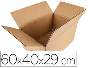 Q-Connect KF26137 - Caja para embalar, 600 x 400 x 290 mm