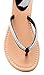 Olivia K Women's Crystal Bling Glitter Strap Flip Flop Thong Sandal