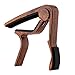 Acoustic Guitar Capo, BoNing Single Handed Quick Change Capo for Guitars Ukulele Banjo Mandolin Bass (Rosewood)