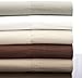 Amazon Brand – Pinzon 400-Thread-Count Pleated Hem Egyptian Cotton Sheet Set - King, Mocha