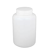 uxcell 2L Plastic Wide Mouth Laboratory Reagent