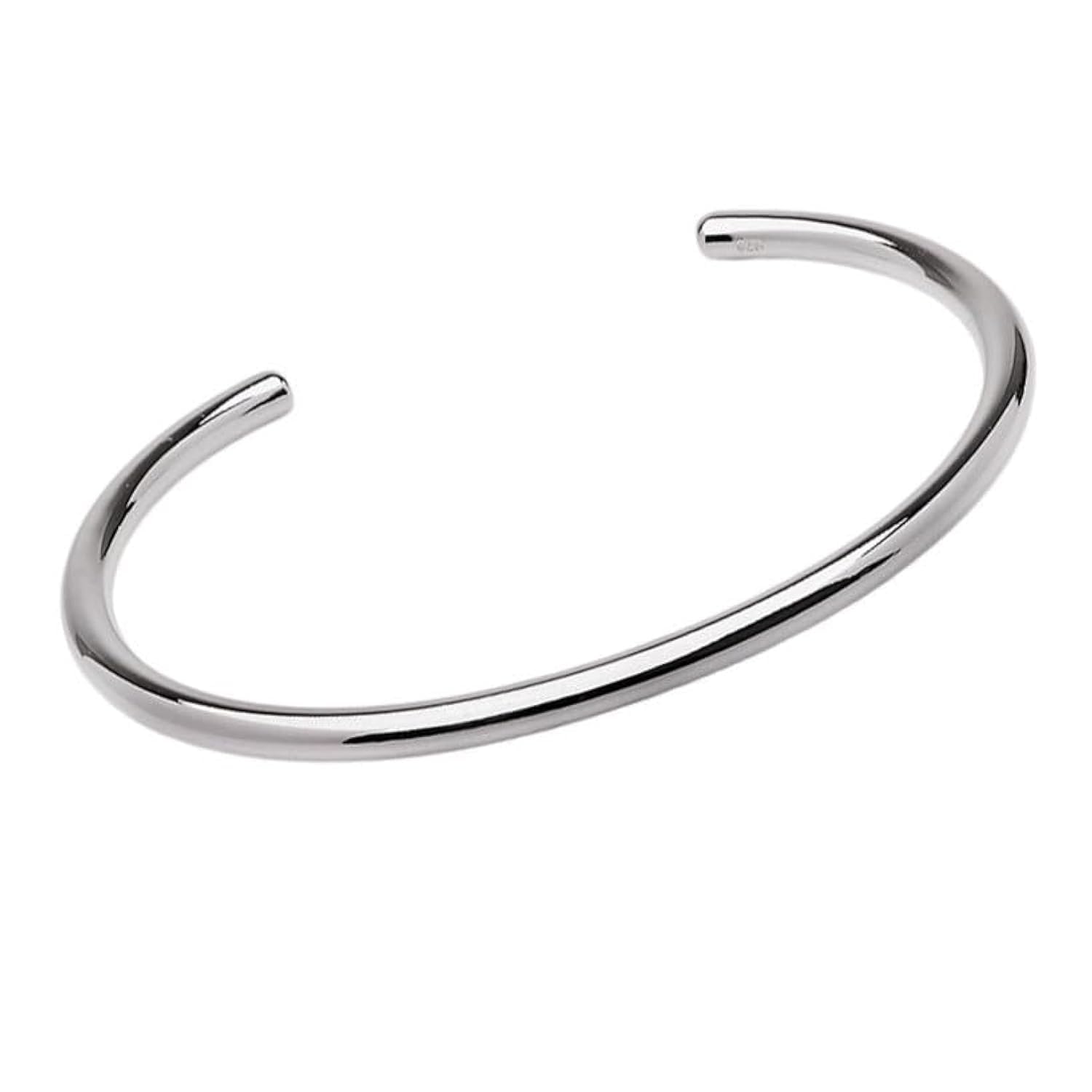 Treasure Bay Men's Bracelet - Solid 925 Sterling Silver Torque Bangle Bracelet for men