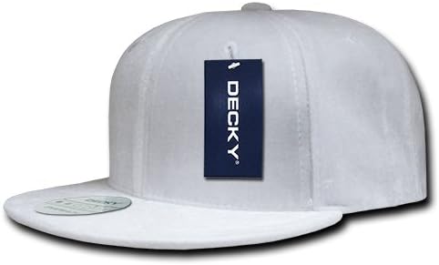DECKY Velvet Snapback Cap, White