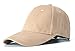 Edoneery Men Women 100% Cotton Adjustable Washed Twill Low Profile Plain Baseball Cap Hat(Khaki)