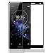 for Sony Xperia XZ2 Premium Screen Protector,Full Screen Coverage Scratch Resistant Bubble Free Anti-Fingerprints 9H Hardness Tempered Glass Film for Sony Xperia XZ2 Premium [2 Pack] [Black]
