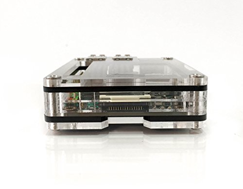 Zebra Black Ice Case for the ASUS Tinker Board by C4Labs