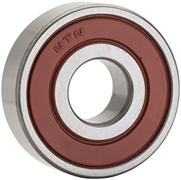 Bearing 6200LU Single Row Deep Groove Radial Ball Bearing, Contact, Normal Clearance, Steel Cage, 10 mm Bore ID, 30 mm OD, 9 mm Width, Single Seal, Open One Side