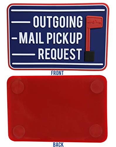 Post Flag Magnetic Replacement Flag for Outgoing Mail Pickup Horizontal 4X6 Inches