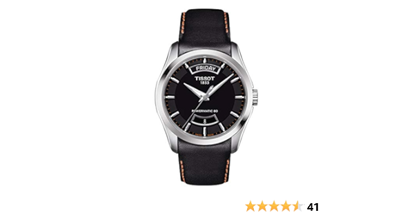 Amazon.com: Tissot Couturier Automatic Black Dial Men's Watch  T035.407.16.051.03 : Clothing, Shoes \u0026 Jewelry