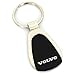 Volvo Black Tear Drop Metal Key Ring