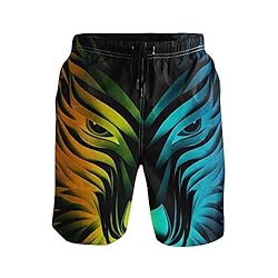 Men's Summer Cool Swim Trunks Quick Dry Colorful