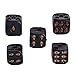 RICK-LIKE 5pcs/set Black Mini Death Skull Dice for Party Playing Drinking Death Table Game Party Tool