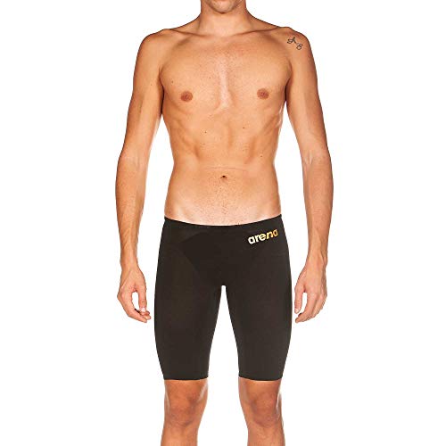 Arena Powerskin Carbon Air² Men's Jammers Racing Swimsuit, Black/Black/Gold, 26 - Thumbnail 7
