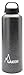Laken Classic Aluminum Water Bottle, Wide Mouth with Screw Cap and Loop, BPA Free, Made in Spain, 34oz, Granite