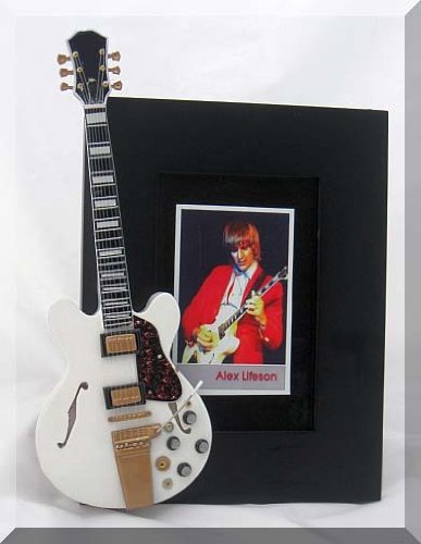 ALEX LIFESON Miniature Guitar Photo Frame Rush