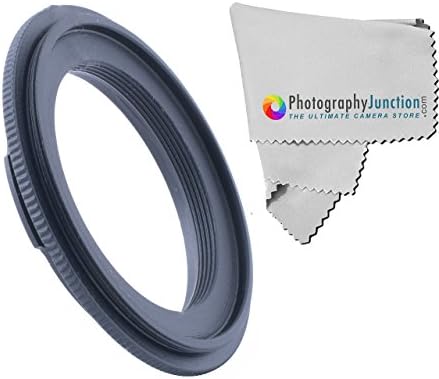 Photography Junction 58mm Lens Reversal Macro Ring Premium Micro Fiber Cloth