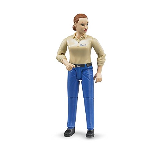Bruder Woman, light Skin, Blue Jeans Toy Figure