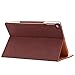 I4Ucase Apple iPad 9.7 Inch 2017 (5th Generation) Case - Soft Leather Stand Folio Case Cover for iPad 9.7 Inch 2017, with Multiple Viewing Angles, Auto Sleep/Wake, Document Card Pocket (Brown)
