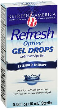 RefreshOptive Gel Drops - 0.33 oz, Pack of 6