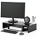 FITUEYES Wooden Adjustable Monitor Riser with Storage 2 Shelves Desktop Organizer DT306001WB
