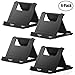 COOLOO Cell Phone Stand 4 Pack, Tablet Stand Multi-Angle, Universal Phone Stand for Desk,Compatible Phone 13 12 Pro Plus All Android Smartphones,(Black)