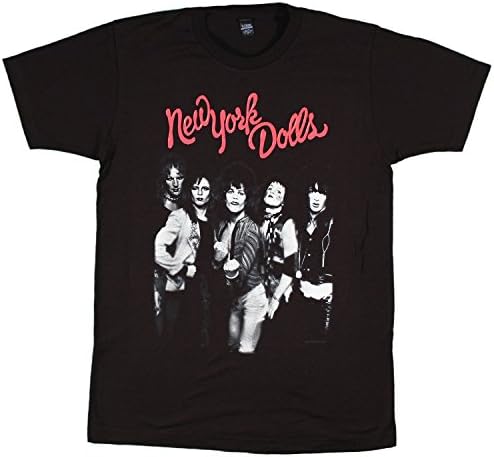 New York Dolls - Trash Photo slim fit t-shirt , Size: Small, Color: Black