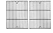 Porcelain Cast Iron Cooking Grid Replacement for Charbroil 463411512, Kenmore 122.16134110, 720-0773, Master Forge 1010037 and Nexgrill 720-0773 Gas Grill Models, Set of 2