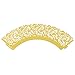 50pcs Gold Muffin Cup Cake Wrapper Case Trays Party Liner Decoration
