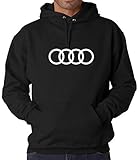 Audi Emblem Sports Car Luxury Car Hoodie/T-Shirt - Premium Quality (Hoodie, X-Large)