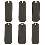 HappyEndings 5 Layer Charcoal Bamboo Inserts for Cloth Diapers (6 Pack)