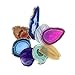 Rock Paradise Mixed Colors Agate Slices - Set of 4 - A Grade ~3-5